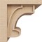 Ekena Millwork 12"W x 12"D x 12"H Wide Alma Rough Cedar Woodgrain TimberThane Corbel, Primed Tan CORUR12X12X12ALMRCPR - alternate 5